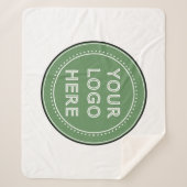 persoonlijk modern, minimalistisch en elegant  sherpa deken (Voorkant)