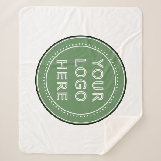 persoonlijk modern, minimalistisch en elegant sherpa deken (Voorkant)