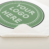 persoonlijk modern, minimalistisch en elegant  sherpa deken (3/4)