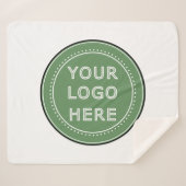 persoonlijk modern, minimalistisch en elegant  sherpa deken (Voorkant (horizontaal))