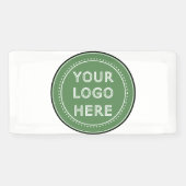 persoonlijk modern, minimalistisch en elegant  spandoek (Horizontaal)