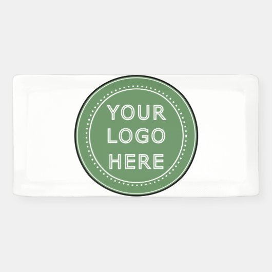 persoonlijk modern, minimalistisch en elegant  spandoek (Horizontaal)