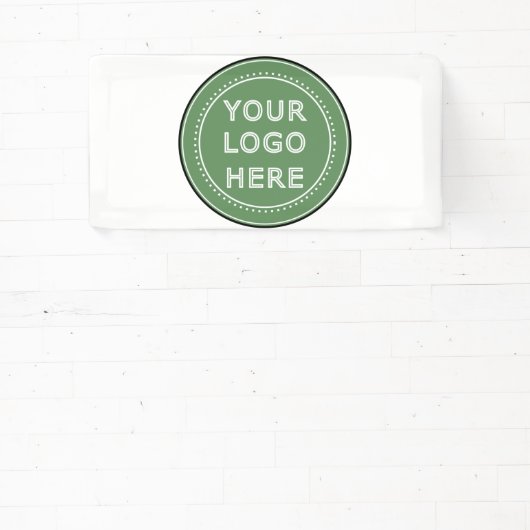 persoonlijk modern, minimalistisch en elegant  spandoek (Insitu)