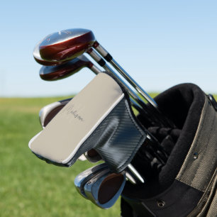 Persoonlijk modern monogram golfheadcover