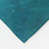 Persoonlijk Modern Monogram Naam Summer Beach Fleece Deken (Hoek)