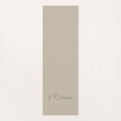 Persoonlijk modern monogram yogamat (Voorkant)