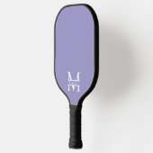 Persoonlijk modern paars monogram en naam pickleball paddle (Links)