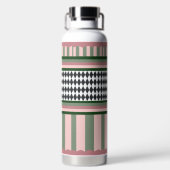 Persoonlijk modern patroon waterfles (Achterkant)