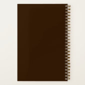 Persoonlijk modern preek kerkboek notitieboek (Achterkant)