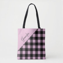 Persoonlijk modern roze ruitjespatroon