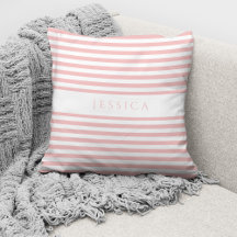 Persoonlijk modern roze strepenpatroon 