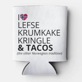 Persoonlijk modern Scandinavisch patroon Blikjeskoeler
