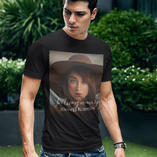 Persoonlijk modern ter nagedachtenis   Herdenking T-shirt
