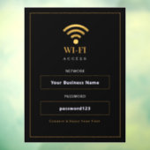Persoonlijk modern WiFi-bord Raamsticker (Vel 3)