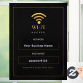Persoonlijk modern WiFi-bord Raamsticker (Huis)
