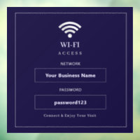 Persoonlijk modern WiFi-bord
