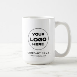 Persoonlijk modern zakelijk logo promotionele swag koffiemok