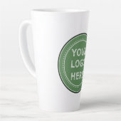 persoonlijk moderne, minimalistische & elegante  latte mok (Linkerhoek)