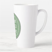 persoonlijk moderne, minimalistische & elegante  latte mok (Rechts)