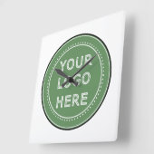 persoonlijk moderne, minimalistische & elegante  vierkante klok (Hoek)