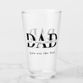 Persoonlijk moderne papa drinkglas glas (Voorkant)
