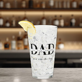 Persoonlijk moderne papa drinkglas glas