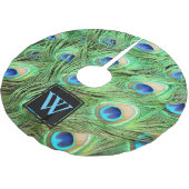 Persoonlijk - Moderne Peacock-veren Kerstboom Rok (Gekanteld)