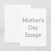 8.9 x 12.7 cm Enkele bedankkaart (Voorkant / Achterkant)