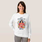 Persoonlijk Moederdag Cadeau voor Moeder|Eigen Naa T-shirt (Voorkant volledig)