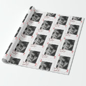 Persoonlijk Moederdag Foto Cadeaupapier (Uitgerold)