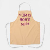 Persoonlijk Moederdag Geschenk Schort (Voorkant)