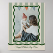 Persoonlijk Moederdagcadeau Trendy Esthetisch Poster (Voorkant)