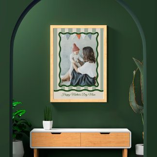 Persoonlijk Moederdagcadeau Trendy Esthetisch Poster
