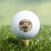 Persoonlijk monogram aangepast afbeelding foto golfballen (Insitu Shirt)