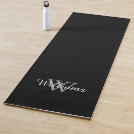 Persoonlijk Monogram Aangepaste Naam en Initiaal Yogamat