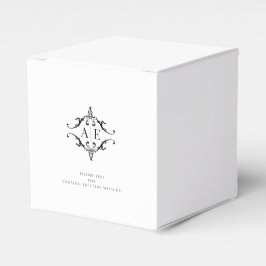 Persoonlijk Monogram Bedankt Bedankdoosjes
