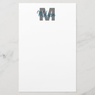 Persoonlijk Monogram Briefpapier