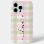 Persoonlijk Monogram Case-Mate iPhone Case (Achterkant)