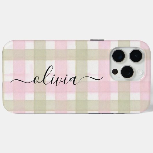 Persoonlijk Monogram Case-Mate iPhone Case (Achterkant (horizontaal))