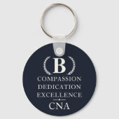 Persoonlijk monogram CNA-cadeau Sleutelhanger (Achterkant)