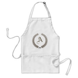 Persoonlijk Monogram | Elegante Keuken Initiaal Standaard Schort