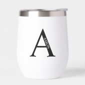 Persoonlijk monogram en naam (Links)