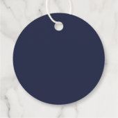 Persoonlijk monogram en naam bedankjes labels (Achterkant)