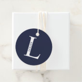 Persoonlijk monogram en naam bedankjes labels (In situ)