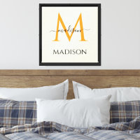Persoonlijk monogram en naam