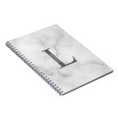 Persoonlijk monogram en naam notitieboek (Rechterzijde)