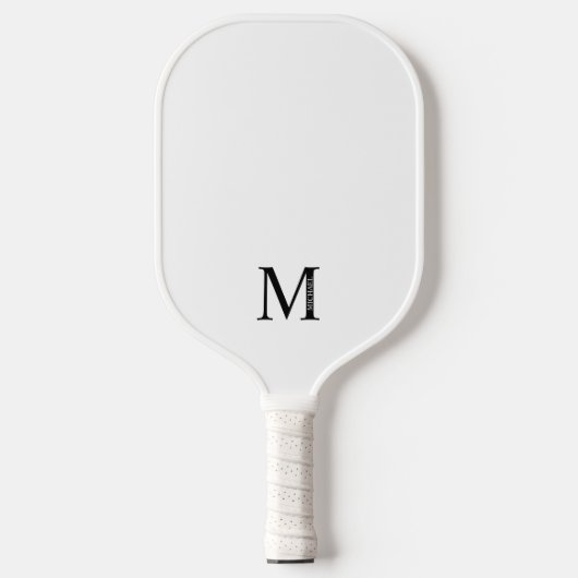 Persoonlijk monogram en naam pickleball paddle (Voorkant)