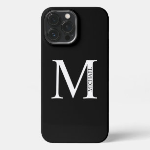 Persoonlijk Monogram- en Name iPhone Case iPhone 13 Pro Max Hoesje