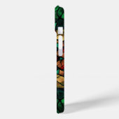 Persoonlijk Monogram Gebrandschilderd Glas Kerstmi Case-Mate iPhone Case (Achterkant / Links)