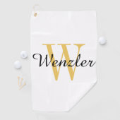 Persoonlijk monogram golfhanddoek (Insitu)